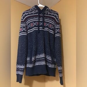 American Eagle fleece Holiday Hoodie